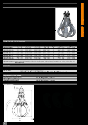 Захват за сортиране и разрушаване Kinshofer P80VHD-2000-5W