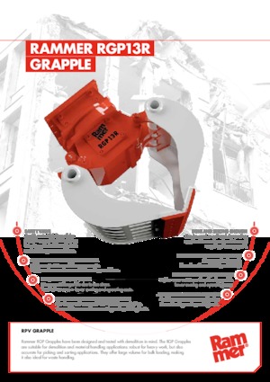 Захват за сортиране и разрушаване Rammer RGP07R