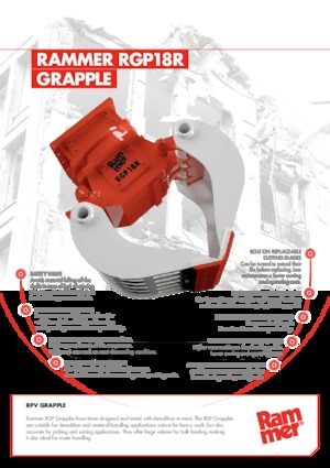 Захват за сортиране и разрушаване Rammer RGP18R