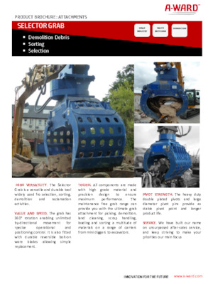 Захват за сортиране и разрушаване A-Ward S200