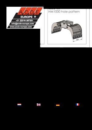 Захват за сортиране и разрушаване ACDE S803-ZD