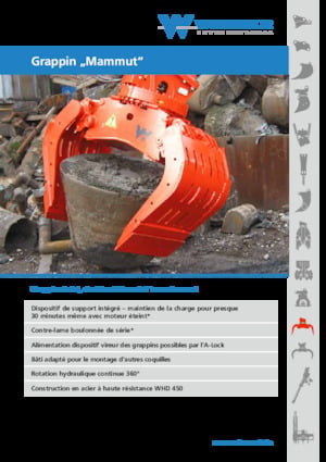 Захват за сортиране и разрушаване WIMMER SG 1.0