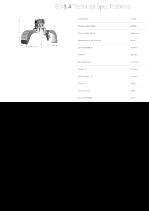 Захват за сортиране и разрушаване Promove SG 3.4
