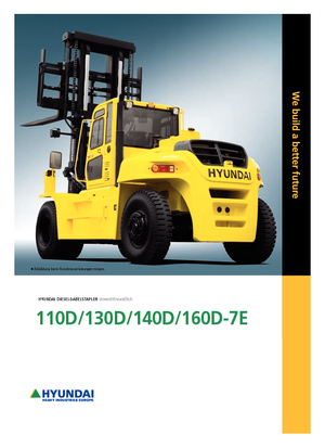 Челни вилични мотокари, дизелови Hyundai 130 D 7 E