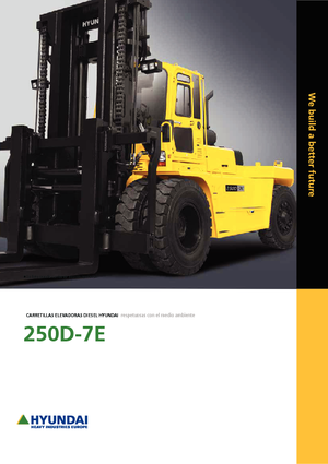 Челни вилични мотокари, дизелови Hyundai 250 D 7 E