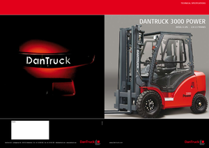 Челни вилични мотокари, дизелови DanTruck 3420 DY