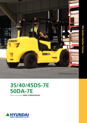 Челни вилични мотокари, дизелови Hyundai 45 DS 7 E