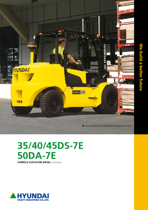 Челни вилични мотокари, дизелови Hyundai 45 DS 7 E