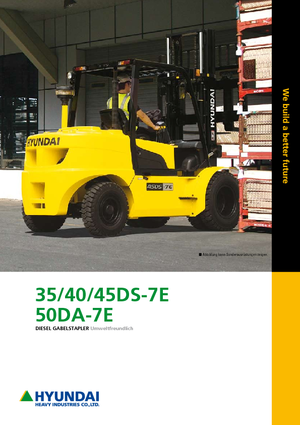 Челни вилични мотокари, дизелови Hyundai 45 DS 7 E