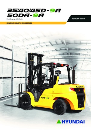 Челни вилични мотокари, дизелови Hyundai 35 D 9 A