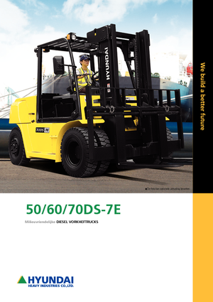 Челни вилични мотокари, дизелови Hyundai 50 DS 7 E