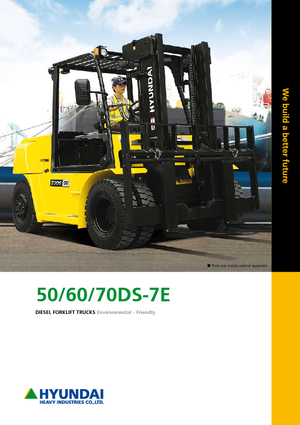 Челни вилични мотокари, дизелови Hyundai 50 DS 7 E