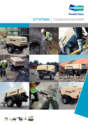Преносими компресори за въздух - дизелови, електрически, бензинови Doosan 7/41 