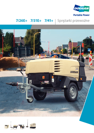 Преносими компресори за въздух - дизелови, електрически, бензинови Doosan 7/26EG+