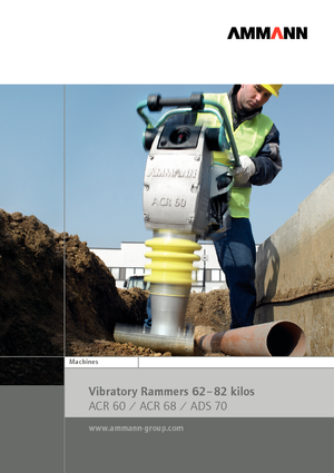 Бензинови и дизелови вибротрамбовки Ammann ATR 60 C
