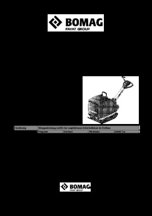 Виброплочи с обратен ход Bomag BPR 60/65 D