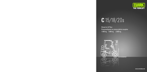 Челни вилични мотокари, дизелови Clark C 15 D