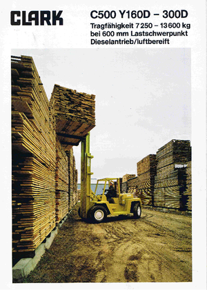 Челни вилични мотокари, дизелови Clark C 500-ys-250 D