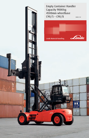 Челни вилични мотокари, дизелови Linde C 90/7