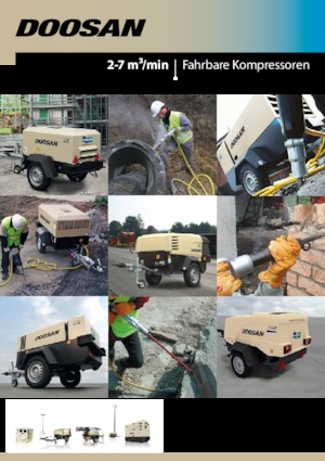 Преносими компресори за въздух - дизелови, електрически, бензинови Doosan 7/73 