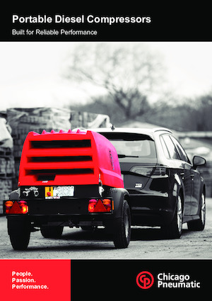 Преносими компресори за въздух - дизелови, електрически, бензинови Chicago Pneumatic CPS 11-10 