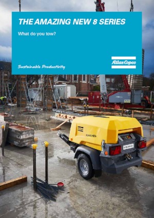 Преносими компресори за въздух - дизелови, електрически, бензинови Atlas Copco XAS 48 KdG 12 kVA