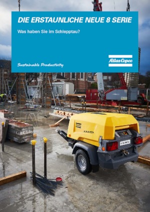 Преносими компресори за въздух - дизелови, електрически, бензинови Atlas Copco XAS 88 Kd