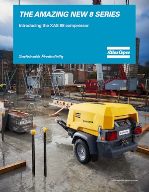 Преносими компресори за въздух - дизелови, електрически, бензинови Atlas Copco XAS 88 Kd