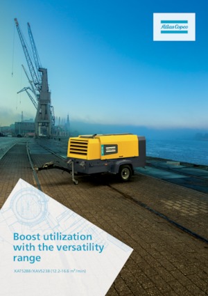 Преносими компресори за въздух - дизелови, електрически, бензинови Atlas Copco XATS 288 Jd DPF