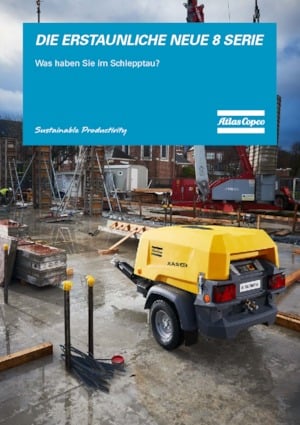 Преносими компресори за въздух - дизелови, електрически, бензинови Atlas Copco XATS 68 Kd