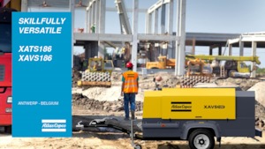Преносими компресори за въздух - дизелови, електрически, бензинови Atlas Copco XAVS 186 Jd