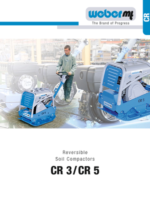 Виброплочи с обратен ход weber mt CR 3 E