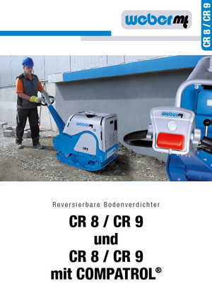 Виброплочи с обратен ход weber mt CR 9 