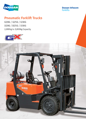 Челни вилични мотокари, дизелови Doosan D 20 G