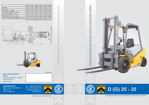 Челни вилични мотокари, дизелови Desta D 25