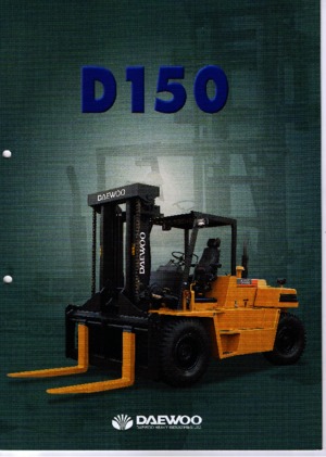 Челни вилични мотокари, дизелови Doosan D 150