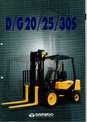 Челни вилични мотокари, дизелови Doosan D 25 S 3