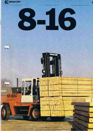 Челни вилични мотокари, дизелови Kalmar DC 16-1200