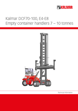 Челни вилични мотокари, дизелови Kalmar DCF 90-45 E6