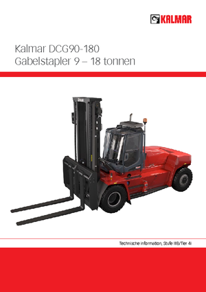 Челни вилични мотокари, дизелови Kalmar DCG 160-9