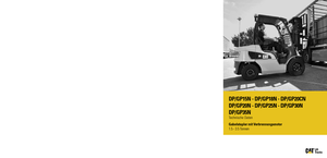 Челни вилични мотокари, дизелови Caterpillar DP25N