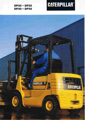 Челни вилични мотокари, дизелови Caterpillar DP 25