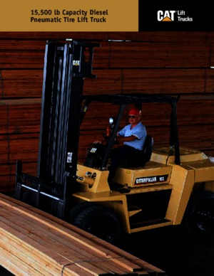 Челни вилични мотокари, дизелови Caterpillar DP70