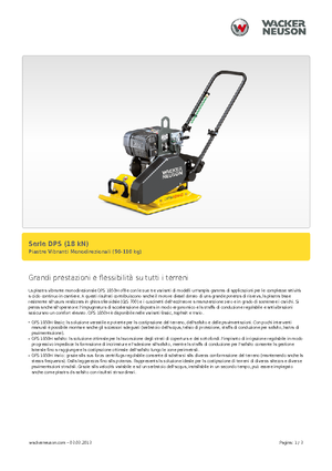 Виброплочи с преден ход Wacker Neuson DPS1850H Vario