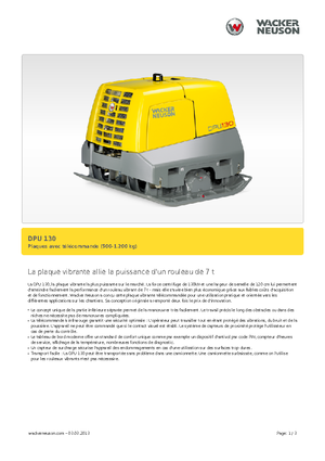 Виброплочи с обратен ход Wacker Neuson DPU130Le