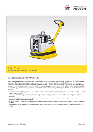 Виброплочи с обратен ход Wacker Neuson DPU5545H