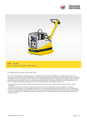 Виброплочи с обратен ход Wacker Neuson DPU5545H