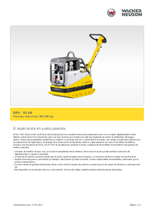 Виброплочи с обратен ход Wacker Neuson DPU5545H