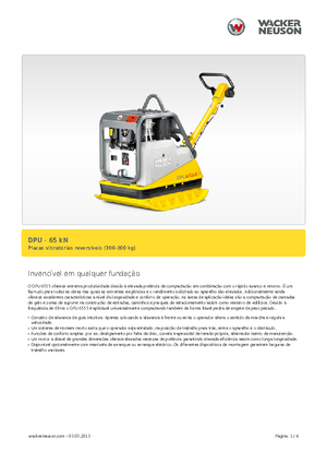 Виброплочи с обратен ход Wacker Neuson DPU6555He