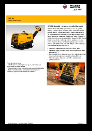 Виброплочи с обратен ход Wacker Neuson DPU90 Lem 770
